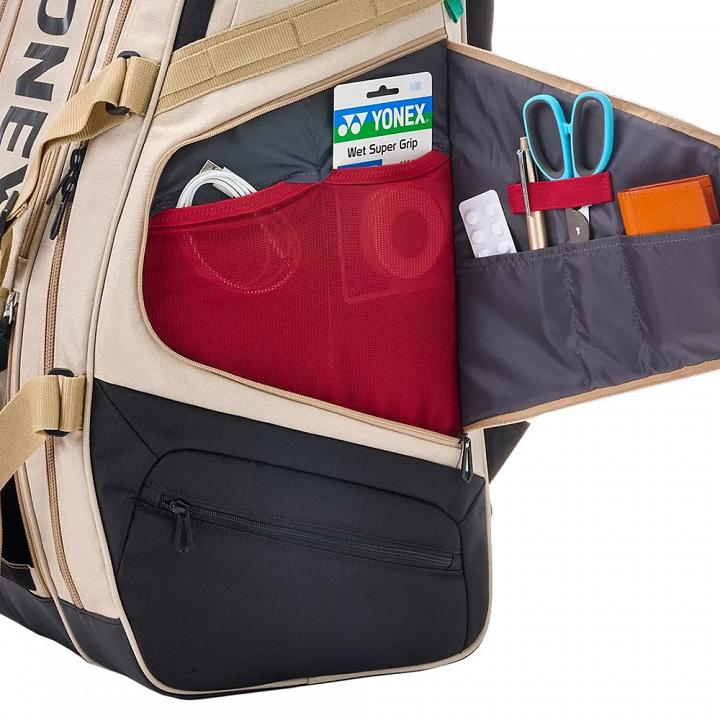 Yonex 72629 Gearlogic Racketbag 9R Beige